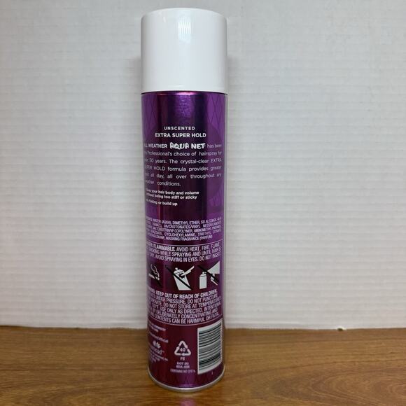 Aqua Net Extra Super Hold Professional Hair Spray Unscented 11oz - Picture 2 of 2